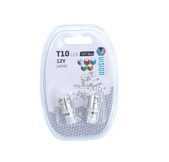 ŻARÓWKA 12V-  5W T10 W5W LED [ŻA021-LED]