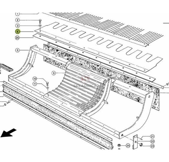 GRZEBIEŃ KLEPISKA KUK. DO108   DO106 [KCL000006A]