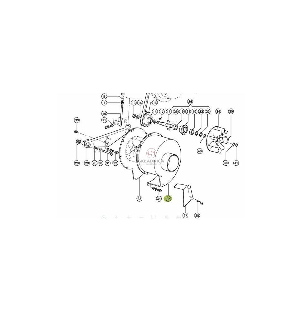 OSŁONA WENTYLATORA [KCL050433-A]