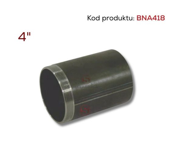 RURA Z GWINTEM  4" ~114,3 MM  L-140 MM [BNA418]