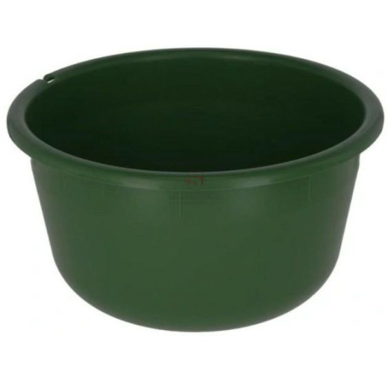 Miska do karmienia cieląt, oliwka, 8 l, [DWC010781]