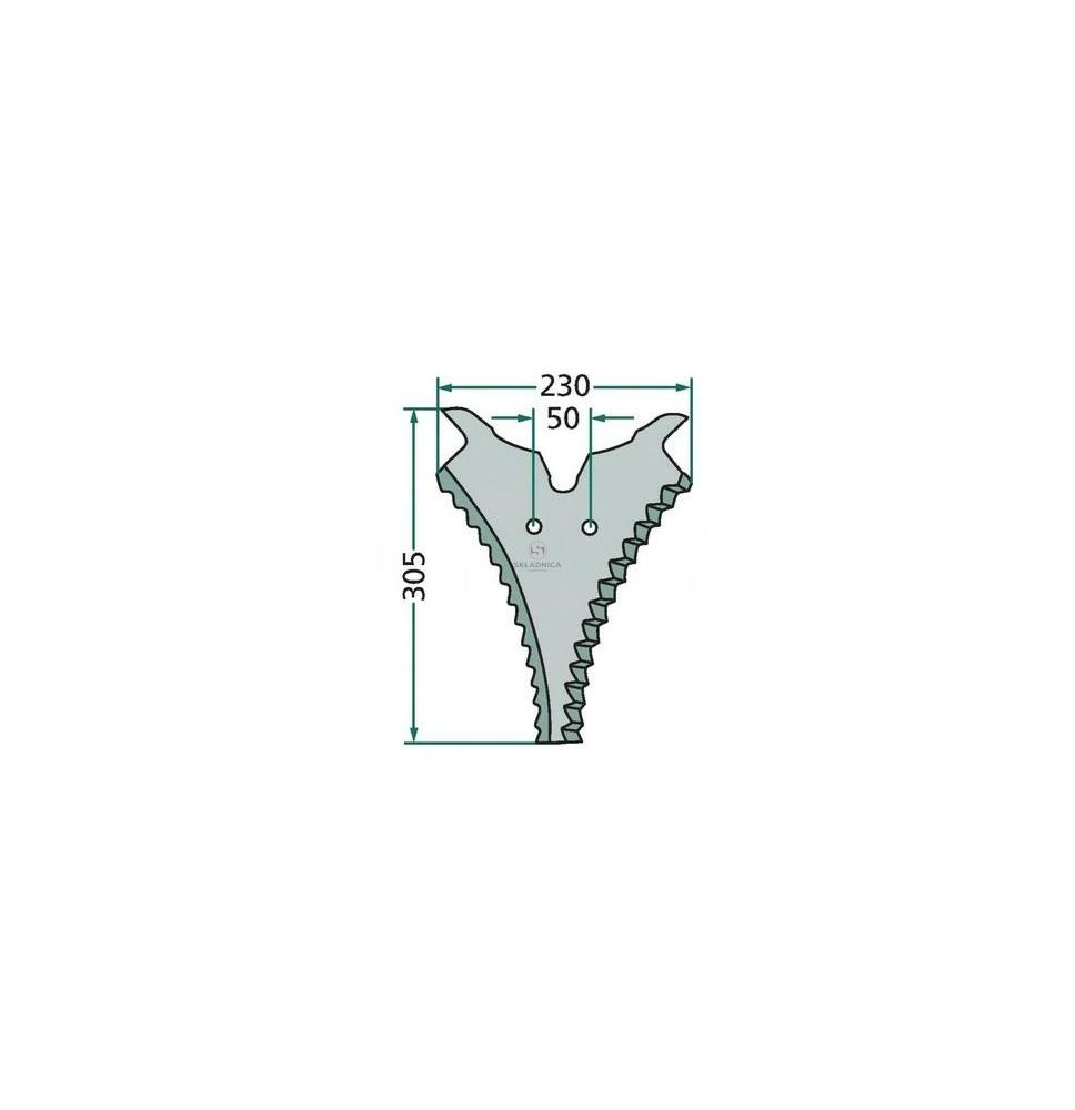 NÓŻ DO PRZYCZEPY SAMOZB. STRAUTMANN [ZSS001-OEM]