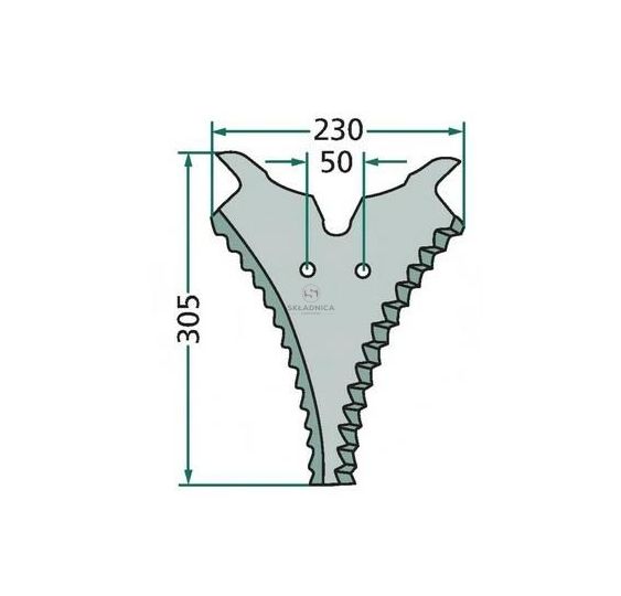 NÓŻ DO PRZYCZEPY SAMOZB. STRAUTMANN [ZSS001-OEM]