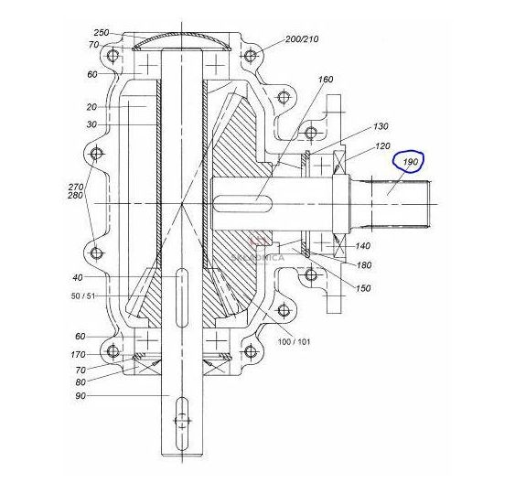 WALEK L-185   PRZEKŁADNI NT ZAM [ZSS453-ST-MS]