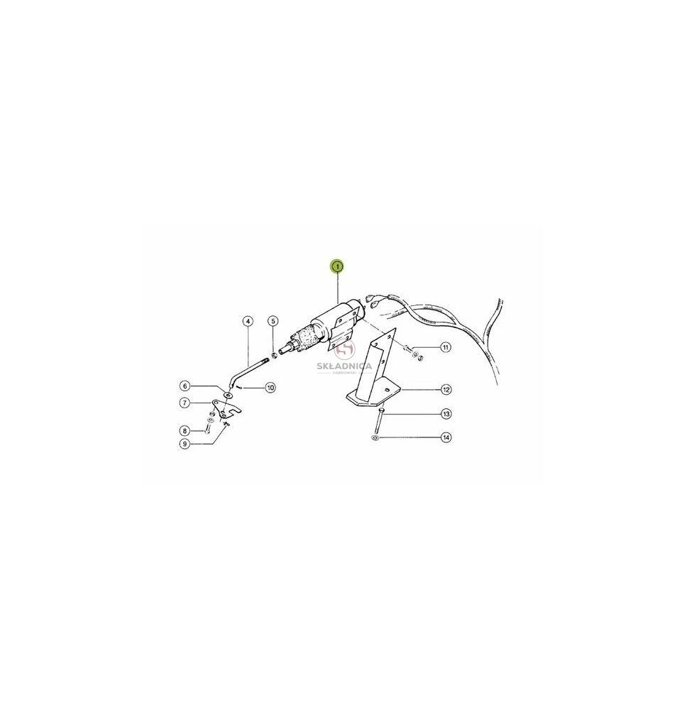 CEWKA GASZENIA 12V Gwint-6*1mm 4śruby [CAE402]