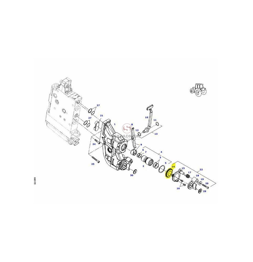 USZCZELKA -ORY [CFH523-AGCO]