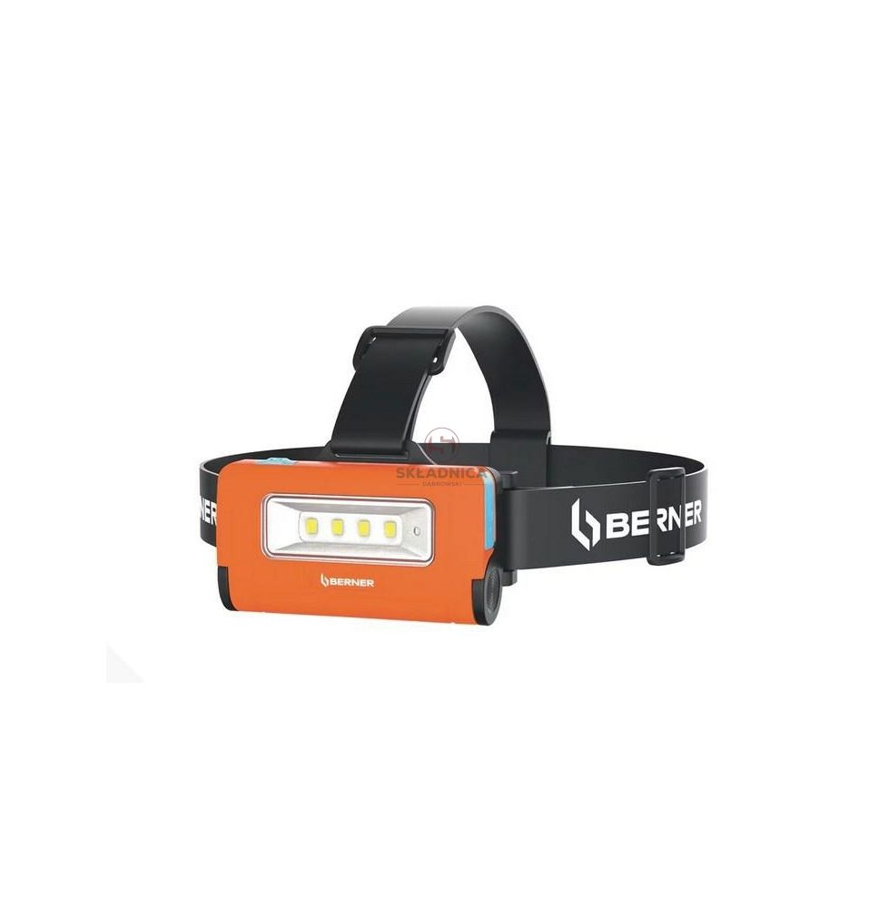 LATARKA CZOŁOWA 2W1 AKU USB BERNER [YNA018]