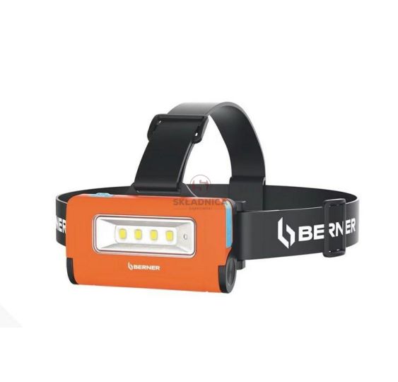 LATARKA CZOŁOWA 2W1 AKU USB BERNER [YNA018]