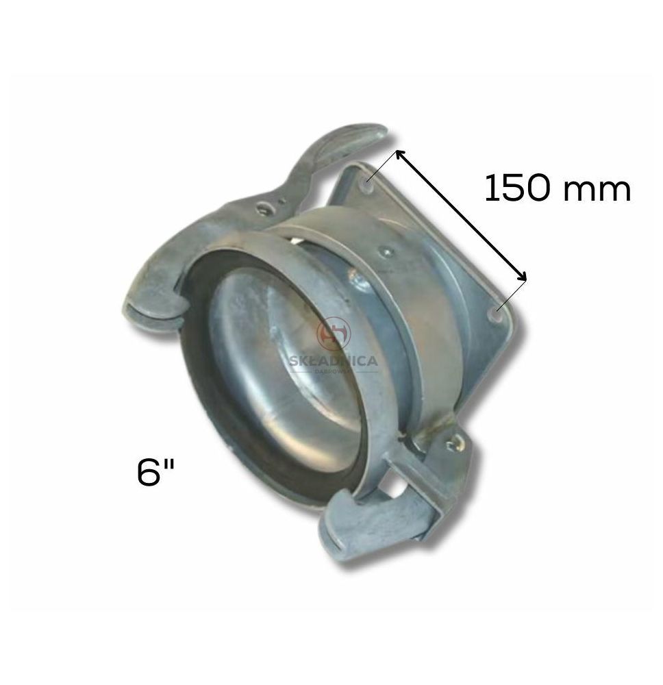 PERROT 6"  ZŁĄCZE ŻEŃSKIE - PŁYTA [BNA606-KR]