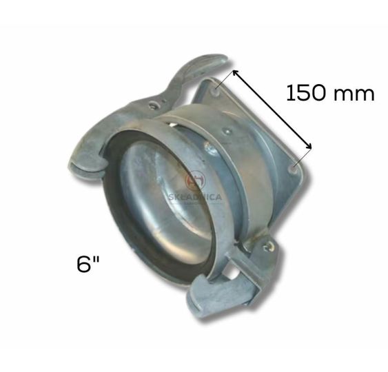 PERROT 6"  ZŁĄCZE ŻEŃSKIE - PŁYTA [BNA606-KR]
