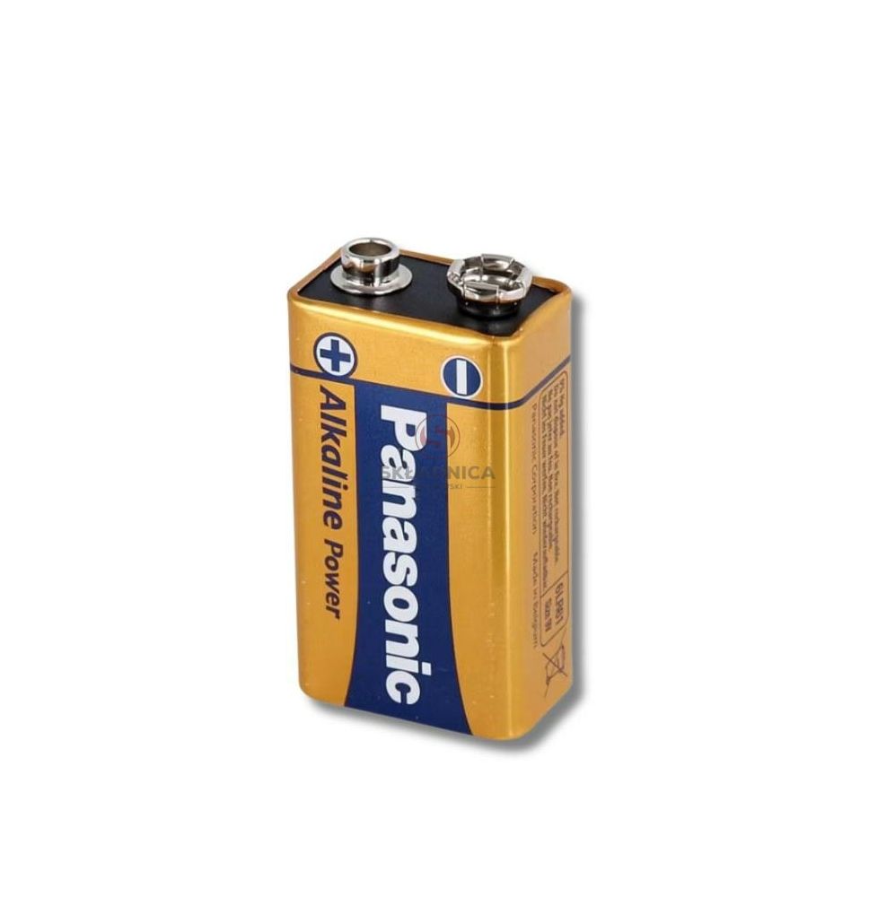BATERIA ALKALINE POWER PANASONIC 9V [BAT003]