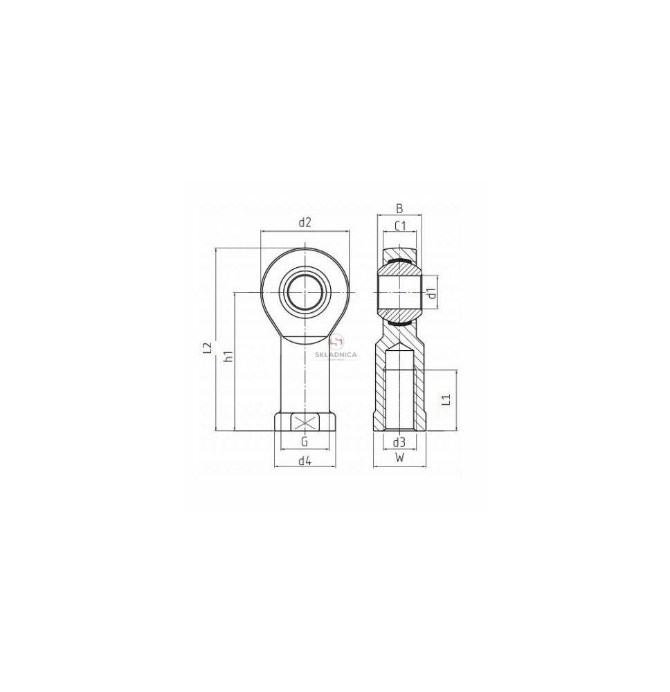 GŁÓWKA CIĘGŁA   DSI 20 T/K DURBAL [ŁOA02-0010-A]