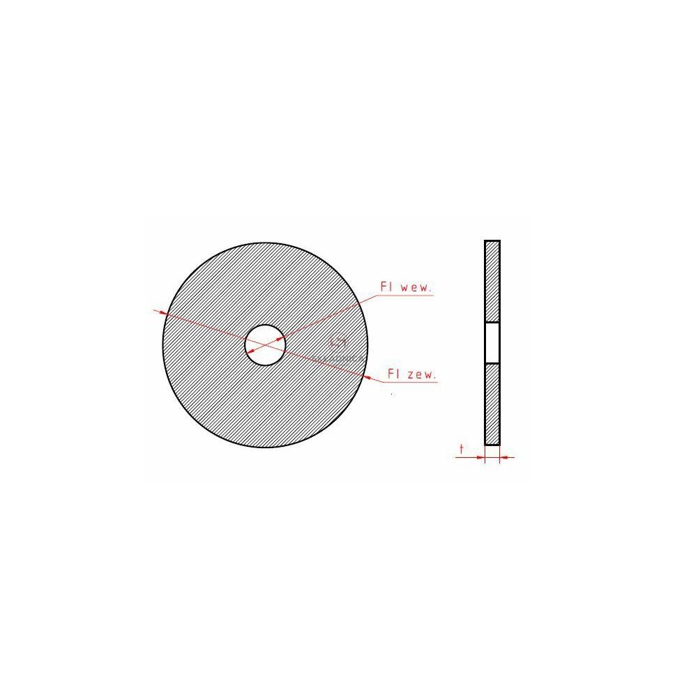 MEMBRANA POMPY 128 MM *10 MM TAD-LEN [OPP10-0202]