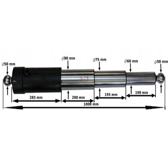 SIŁOWNIK HL 8T  S168-16-60/3 [PC601]