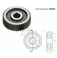 KOŁO ZĘBATE Z-44 [RO00-0008]