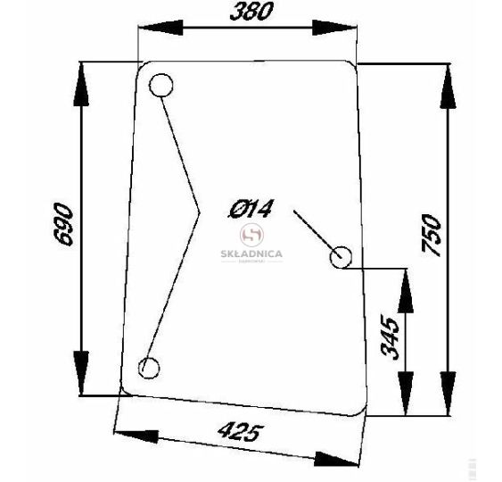 JD SZYBA DRZWI L78538 [SA000005.]