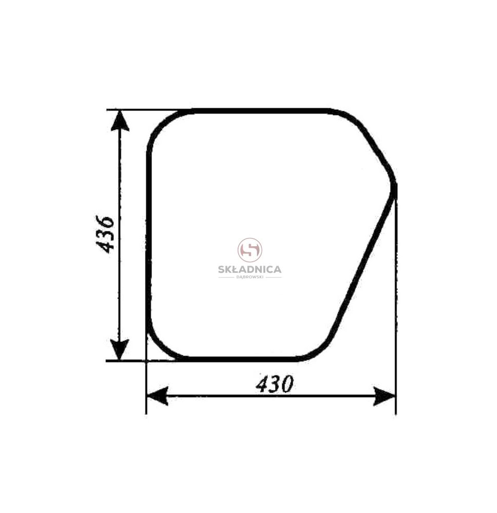 JUMZ 6K SZYBA 430*436 [SA235]