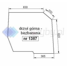 SZYBA RENAULT DRZWI S52 [SAS52]