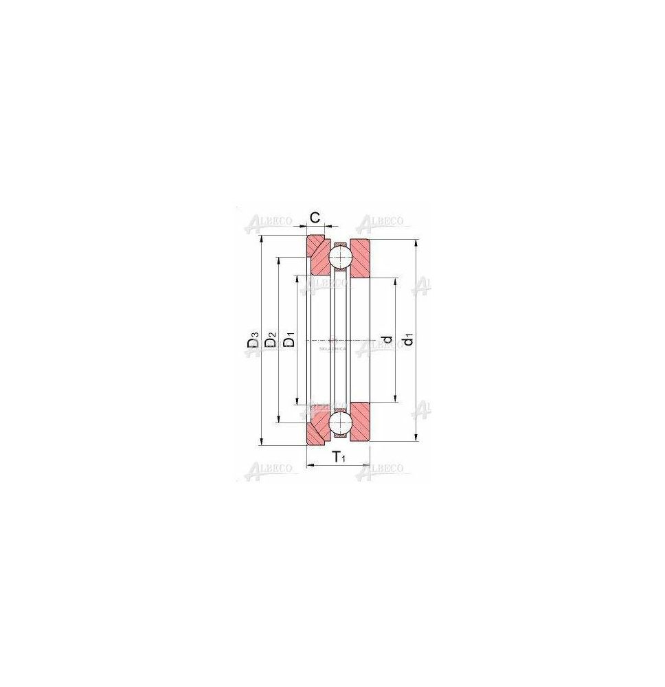 ŁOŻYSKO  17.00* 35.00* 15.00 + KOŁYSKA [SKF004]