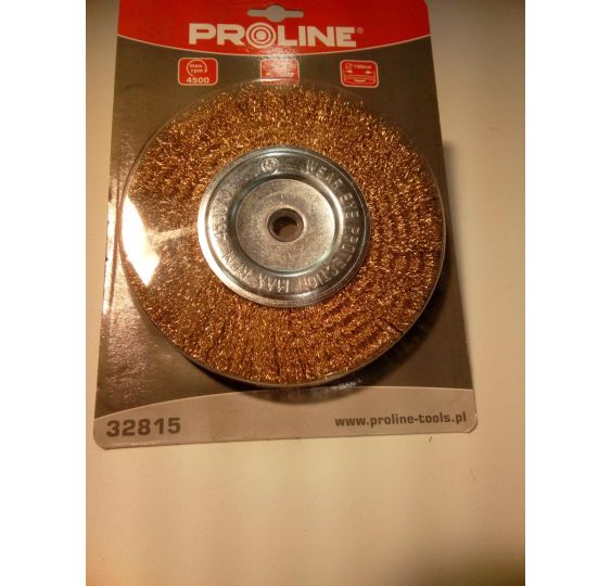 SZCZOTKA TARCZOWA Z DRUTU MOSIĄDZOWANEGO [YP32815]