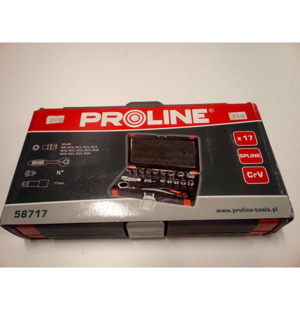 KOMPLET NASADEK PRZELOTOWYCH 17 SZT PROL [YP58717]