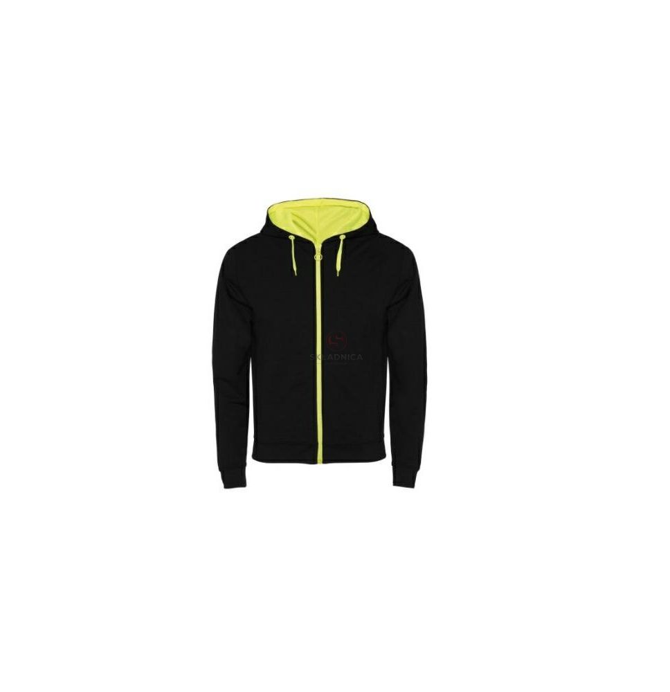 BLUZA L CZARNY/ŻÓŁTY FLUORESCENCYJNY [YR010-L]