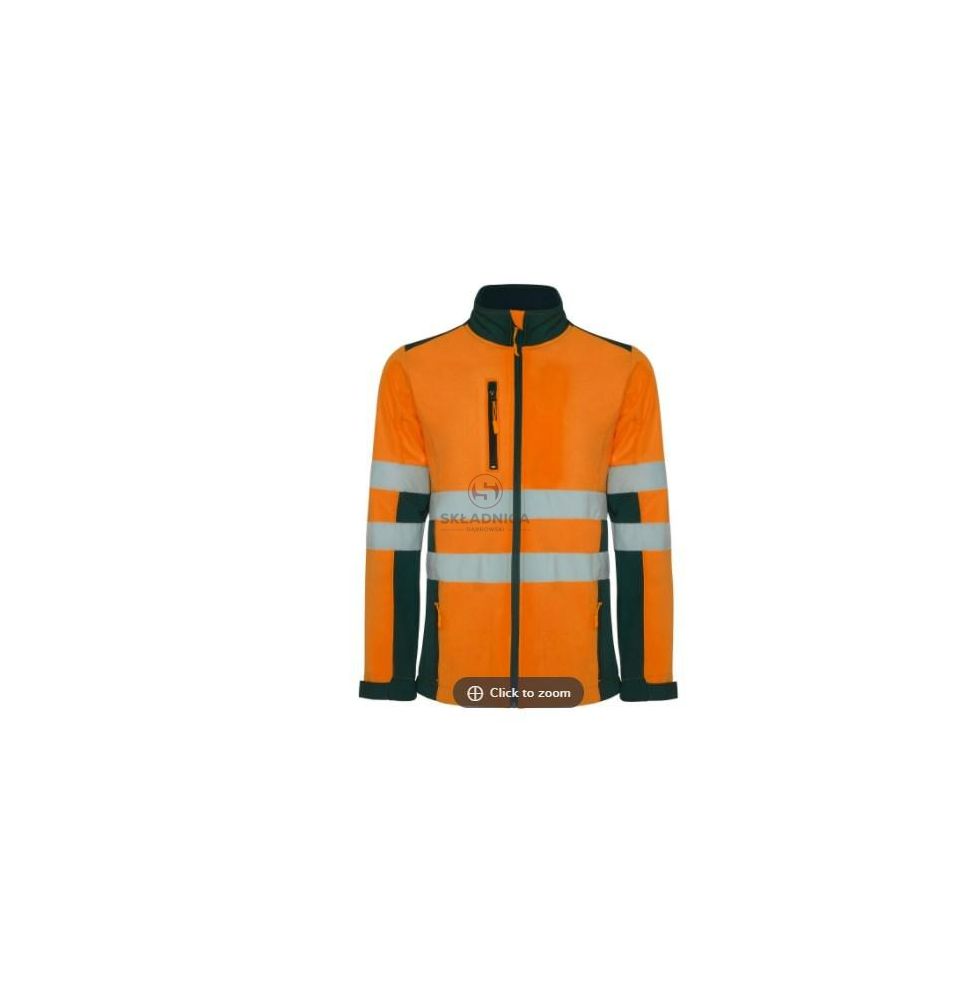 SOFT SHELL XL  POMARAŃCZOWY ODBLASKOWY [YR011-XL]