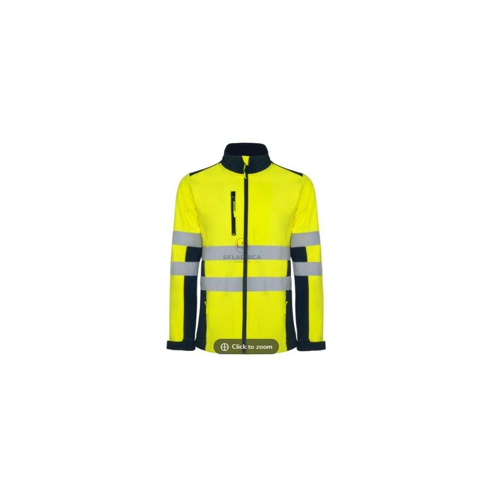 SOFT SHELL XL  ŻÓŁTY ODBLASKOWY [YR012-XL]