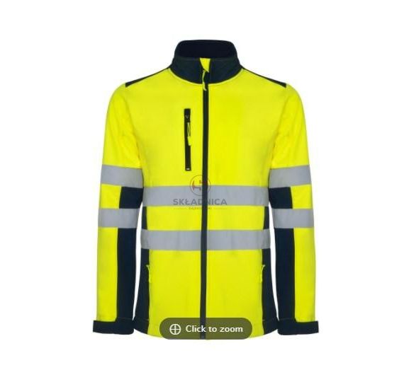 SOFT SHELL XL  ŻÓŁTY ODBLASKOWY [YR012-XL]