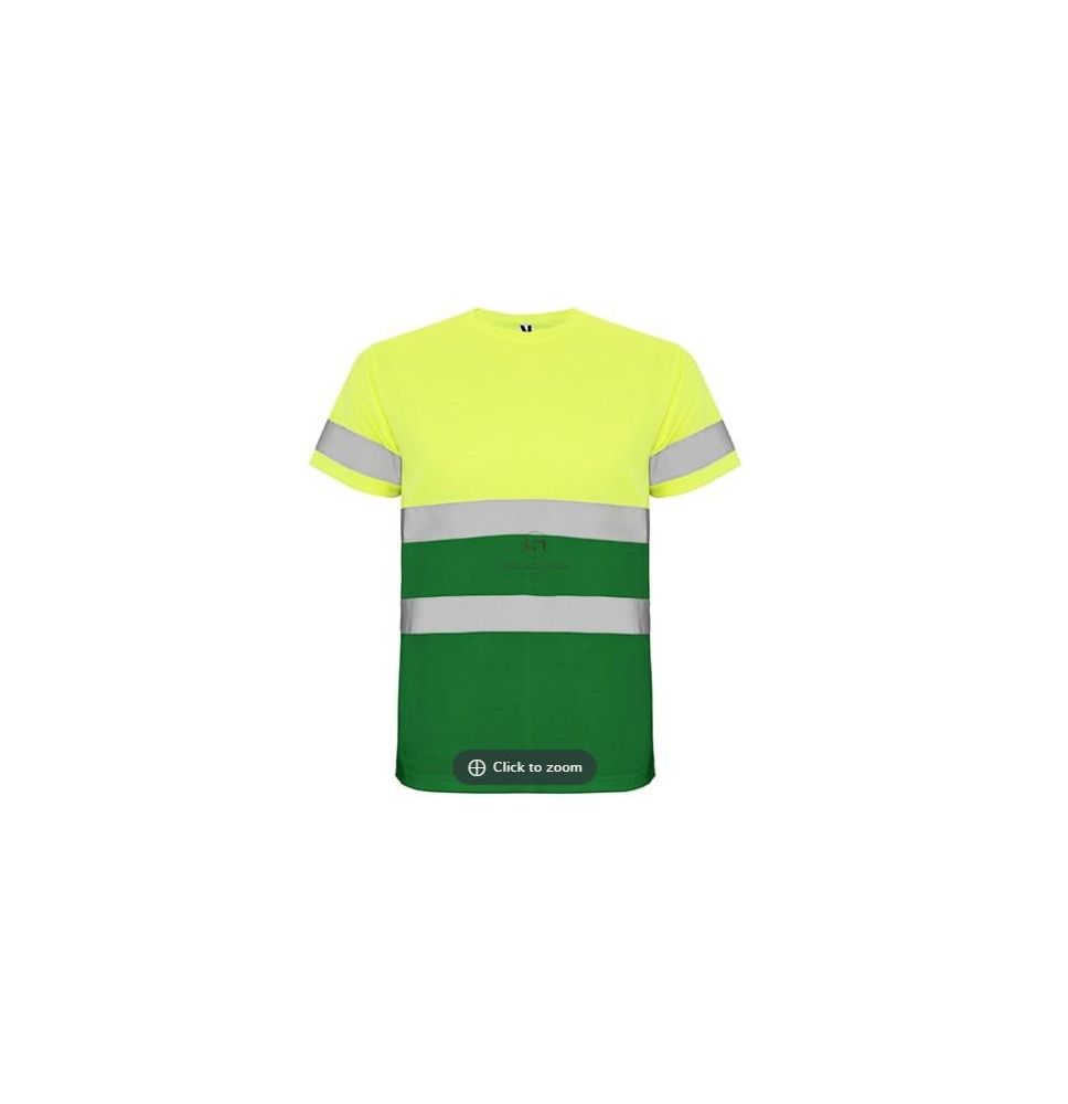 KOSZULKA L FLUOR ŻÓŁTO/ZIELONA  HV DELTA [YR015-L]