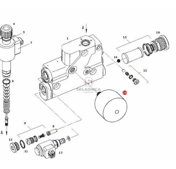 AKUMULATOR HYD.  0,32L NAB-26 BAR [CFH002-AGCO]