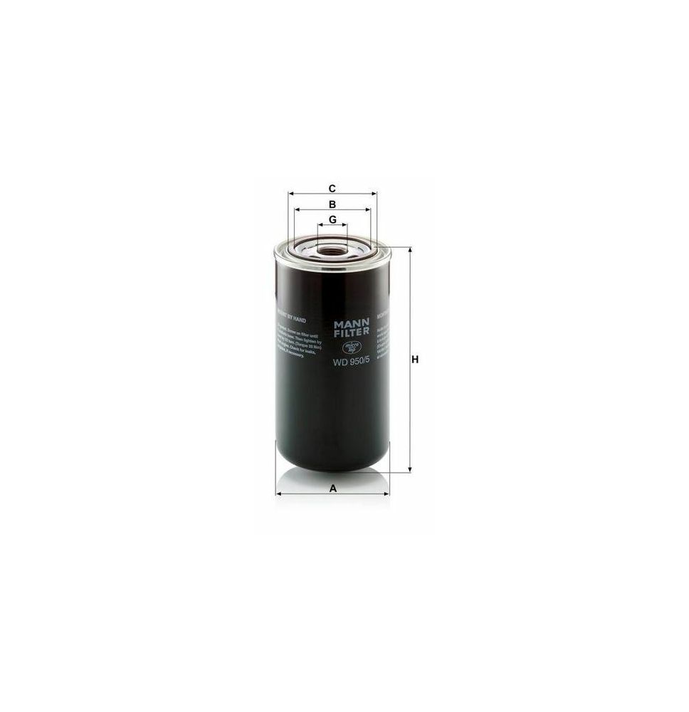 FILTR HYD. 1"-12UN   H-170  FI-95/UZ-? [FI409175]