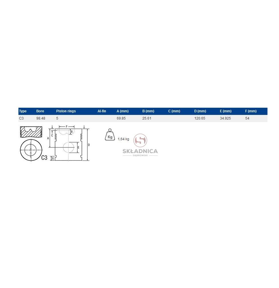 TŁOK PERKINS 33-18 [CXP051]