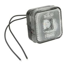 LAMPA OBRYSOWA KWADRATOWA BIAŁA LED [AB05-007-LED]