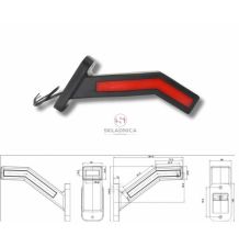LAMPA OBRYSOWA PRZEDNIO-TYLNA PRAWA [AB05-020]