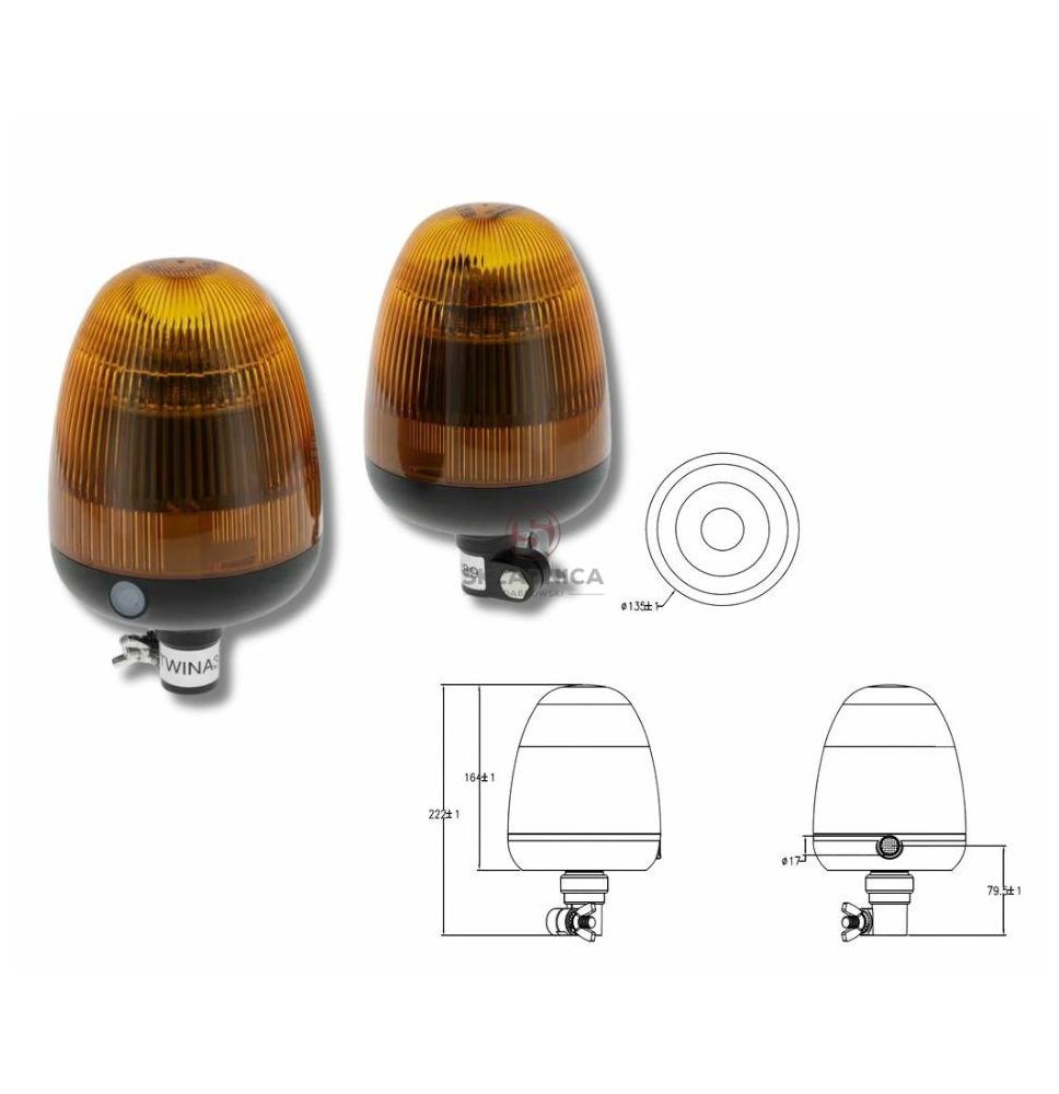 PILOT MIGAJĄCY TRZPIEŃ 12V/24V LED [AK124]