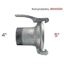 WŁOSKI  5"  ZŁĄCZKA ŻEŃSKA - GWINT ZEW 4 [BNW520]