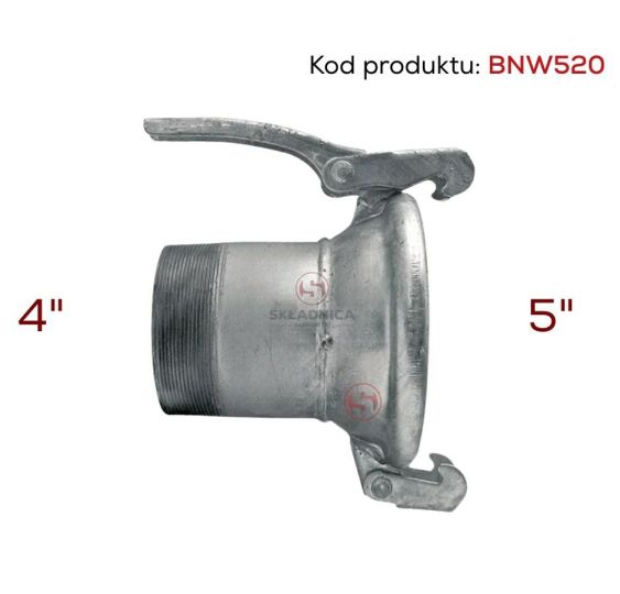 WŁOSKI  5"  ZŁĄCZKA ŻEŃSKA - GWINT ZEW 4 [BNW520]