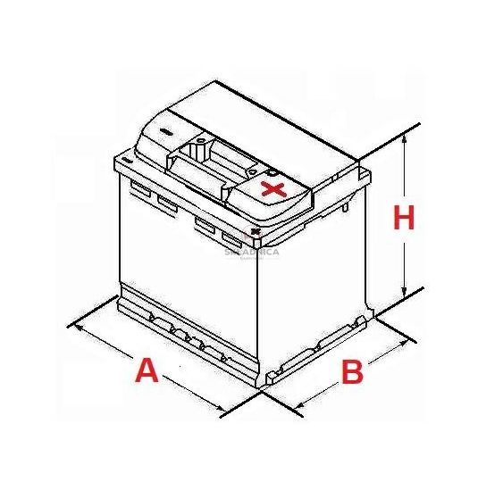 AKUMULATOR 12V  80AH  740A  VARTA - + [KM028-V]