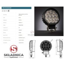 LAMPA ROBOCZA LED OKRĄGŁA LM-4480 [AB10-054-DT]