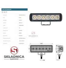 LAMPA ROBOCZA LED PROSTOKĄT LM-1920 [AB10-061]