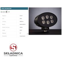 LAMPA ROBOCZA LED OWALNY LM-3000 [AB10-067]