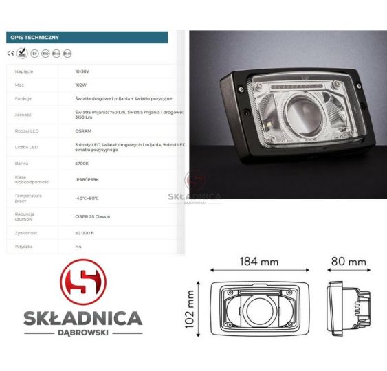 LAMPA DROGOWA LED [AB13-004]