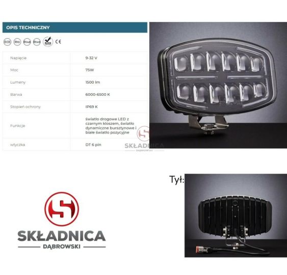 LAMPA DROGOWA LED OWALNA [AB13-005]