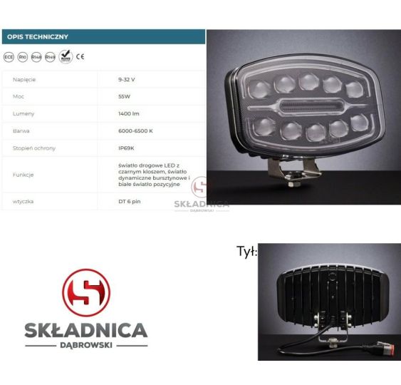 LAMPA DROGOWA LED OWALNA [AB13-006]