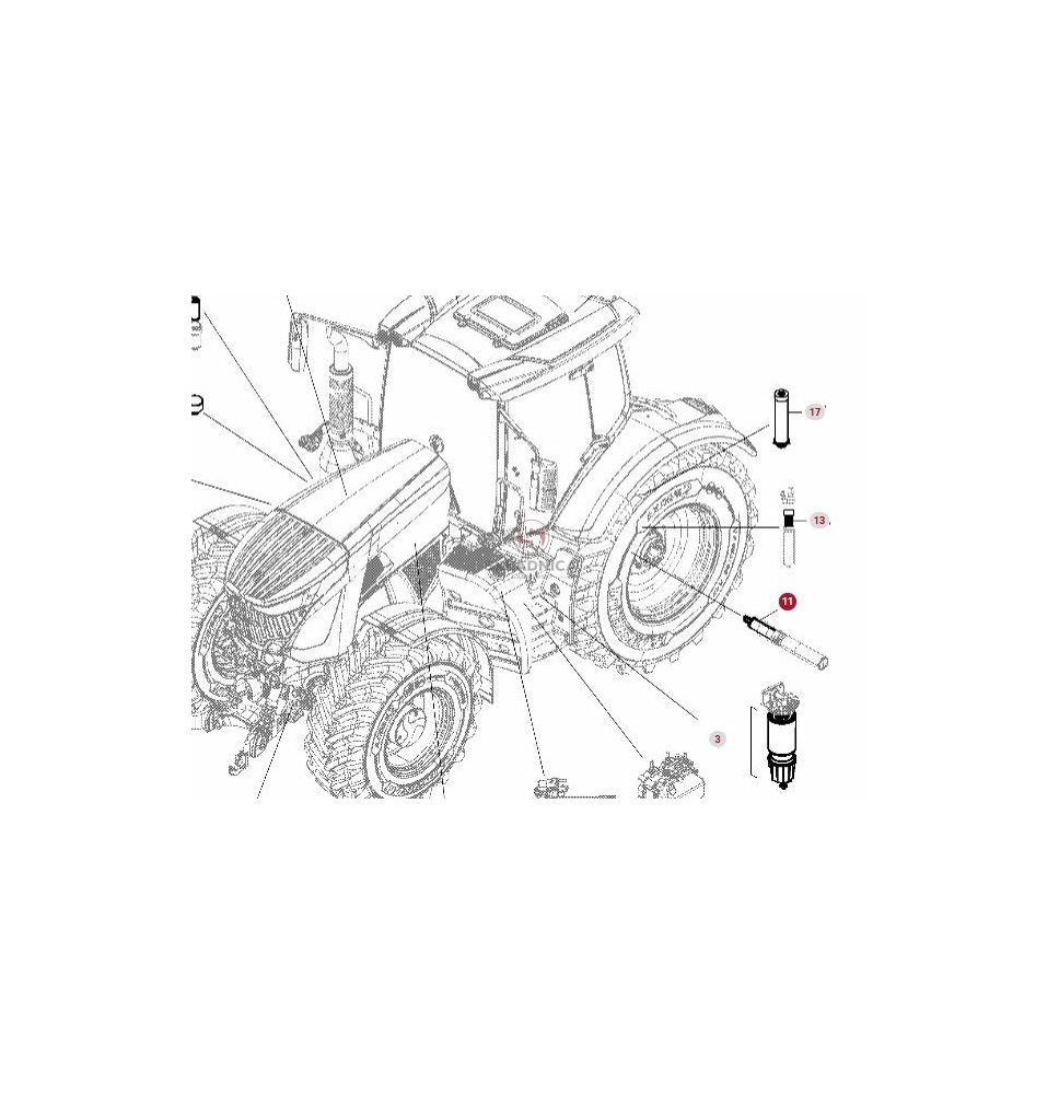 WKŁAD FILTRA HYD.   H-482  FI- 84.5 [FI3482-AGCO]