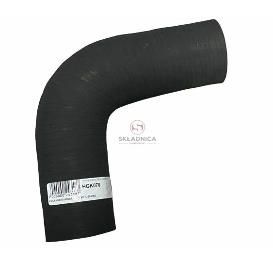 KOLANKO GUMOWE L-200/200-90" FI70 [HGK070]