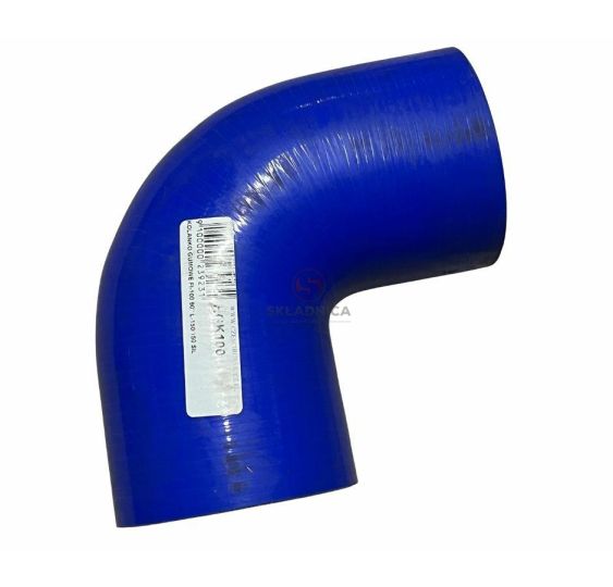 KOLANKO GUMOWE L-150/150 90`ST FI100 SIL [HGK100]