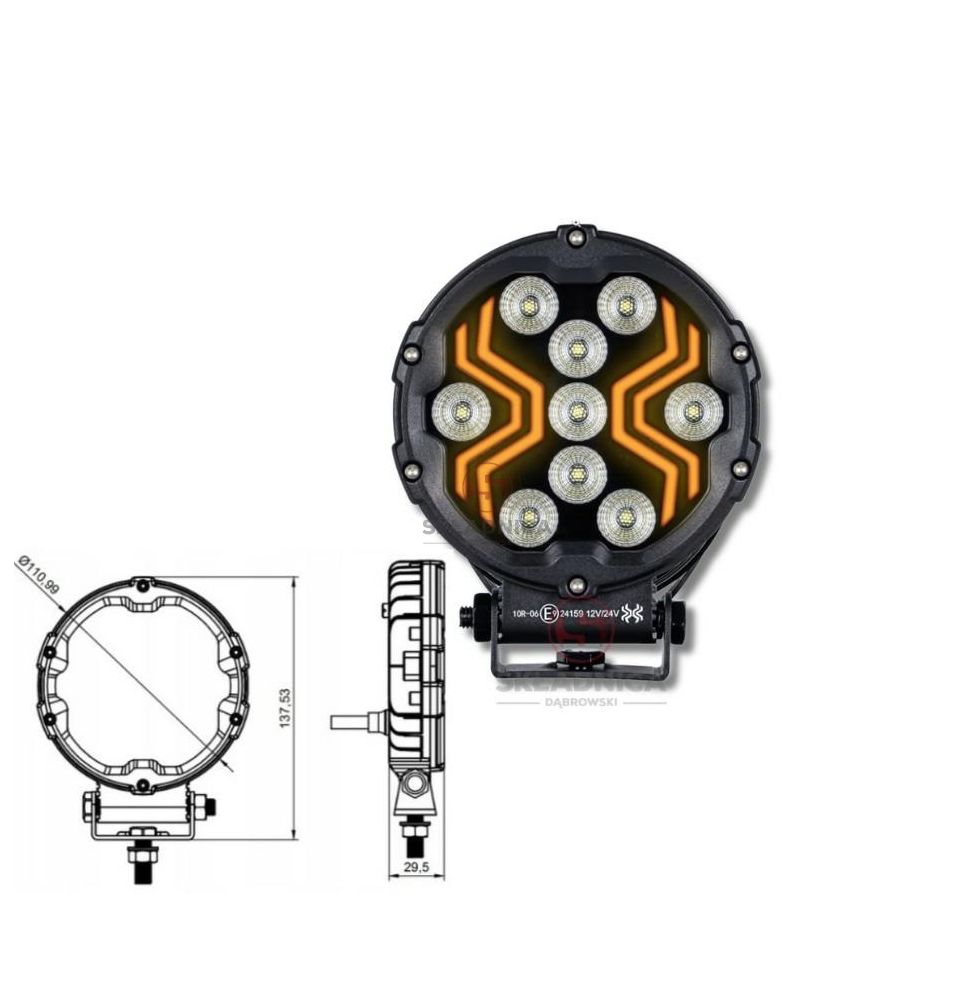 LAMPA ROBOCZA LED  X-SPIDER 3 [AB10-068]