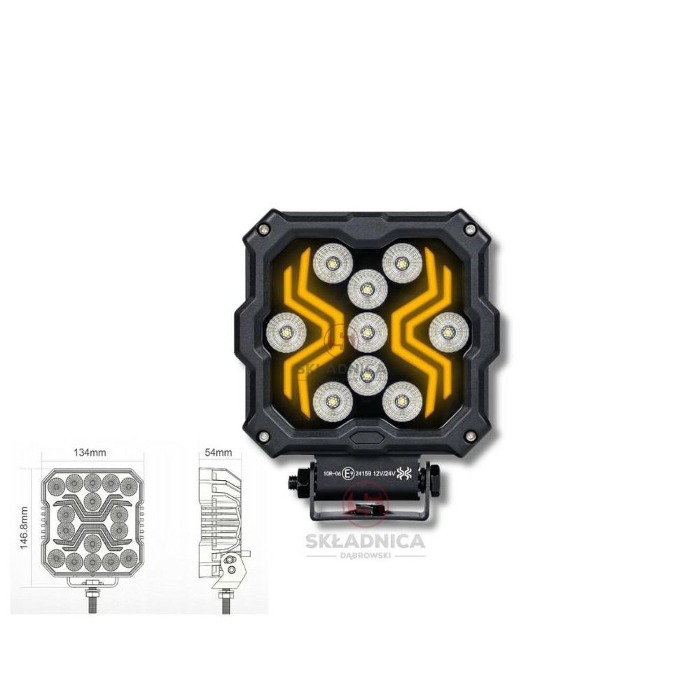LAMPA ROBOCZA LED  X-SPIDER 2 [AB10-069]